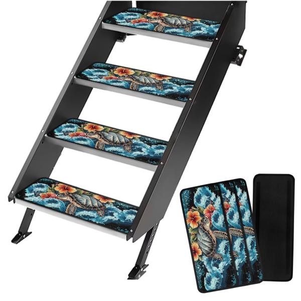 【並行輸入品】 TSVAGA 4 Pack RV Step Rug Horse RV Carpet ...