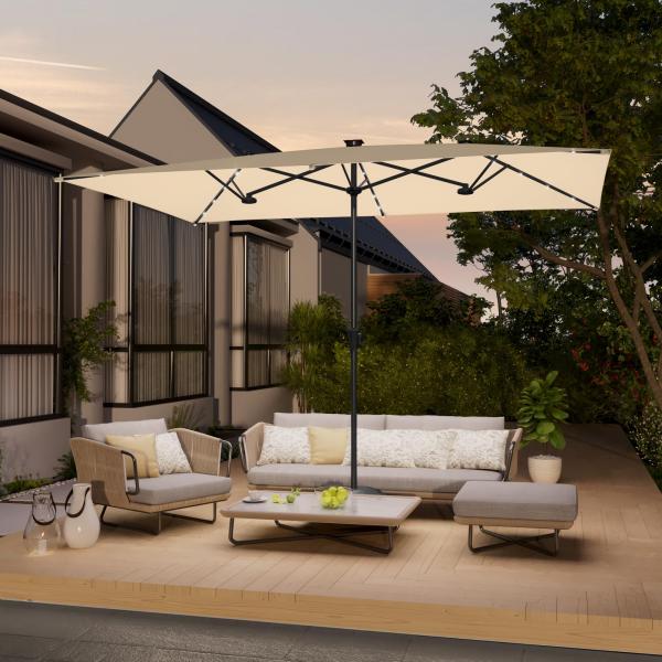【並行輸入品】 「N/A」40ポンド パティオ傘ベーススタンド 屋外 正方形 コンクリートスタンド ...