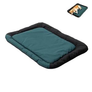 【並行輸入品】 Sage Bamboo Medium Rectangle Indoor Outdoor Pet Dog Bed With Remo