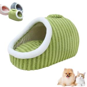 【並行輸入品】 FUNNY FUZZY Dog Bed for Small Dogs, Fluffy Cat Couch for Indoor