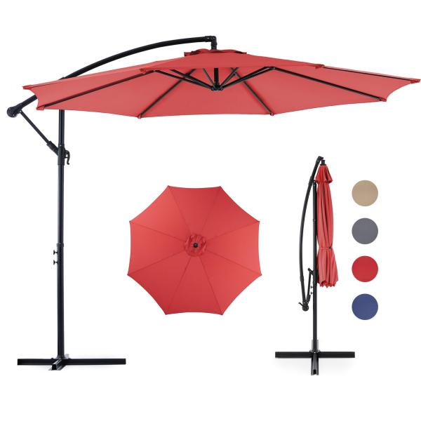 【並行輸入品】 cantilever patio umbrella Outside Shade ou...