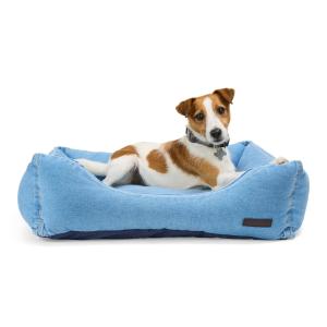 【並行輸入品】 MoNiBloom 78.7 cmx78.7 cmx26.7 cm 犬用ベッド 中型犬用ベッド 洗濯機洗い可能 ロングプラッシュペ