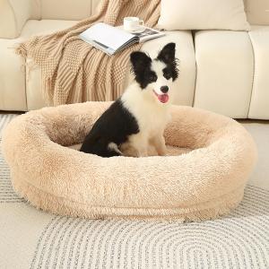 【並行輸入品】 Christmas Sleigh Dog Bed, Sleigh Dog Bed, Dog Sleigh Bed, Christ