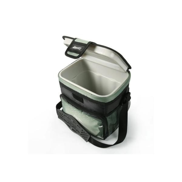 【並行輸入品】 Olive Green Floral Cooler Backpack 36 Cans...