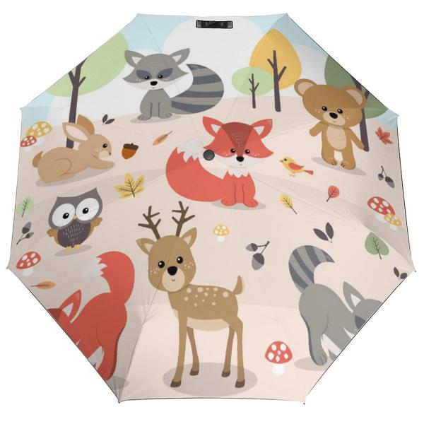 【並行輸入品】 Xmkltbz Automatic Umbrella, 3 Fold 8 Ribs ...