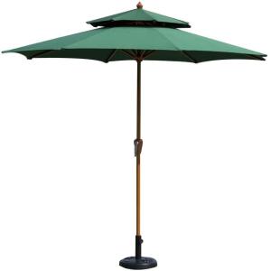 【並行輸入品】 パラソル マーケット パティオ アウトドア 傘 庭 芝生 テーブル サンキャノピー 鉄 ポール 傘 UV 保護 270cm*250