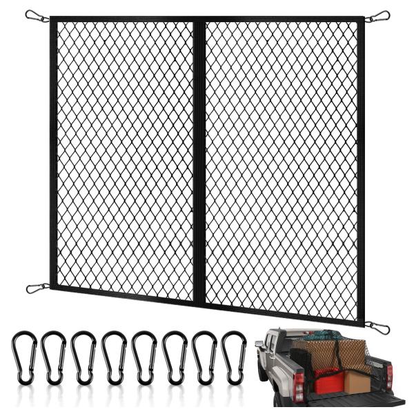 【並行輸入品】 ObeCo OBPR824BSHCZCJ バリアストレッチカーゴネット   8インチ...