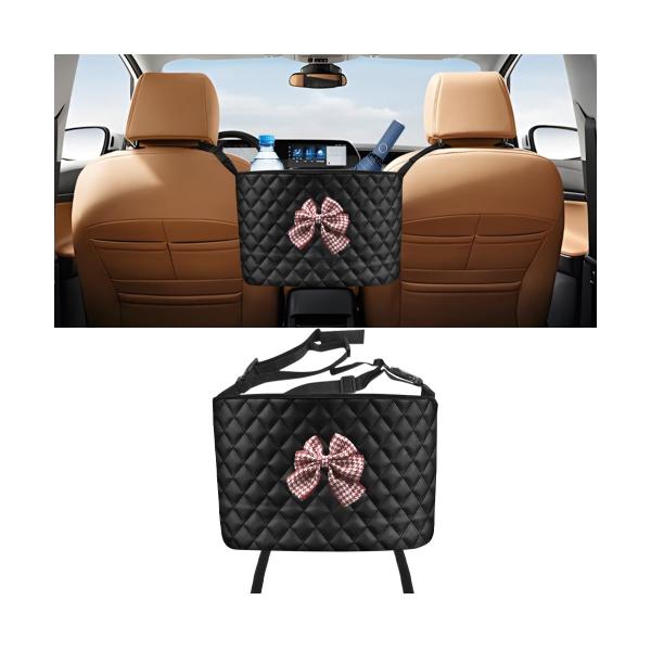 【並行輸入品】HZEL カーネットポケットハンドバッグホルダー レザー 大容量 オートフロントシート...