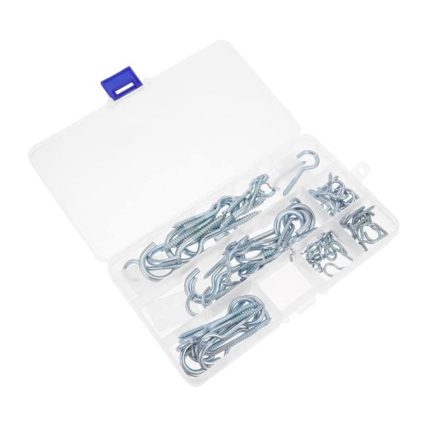 【並行輸入品】 Holibanna Heavy Duty Ceiling Hooks 80pcs S...