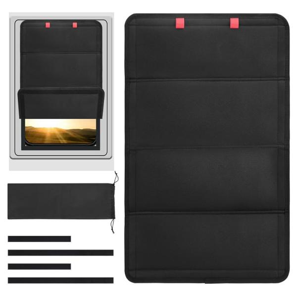 【並行輸入品】WODHMIEY RVドアウィンドウシェード、磁気RVブラックアウトウィンドウカバー、...