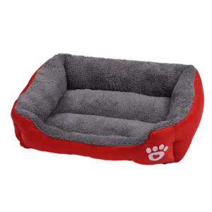 【並行輸入品】 ペットベッドアプリコットふわふわペット犬用ベッドソフトラウンドロングぬいぐるみ犬小屋洗える子犬猫ベッドクッション冬暖かい1個Xs4