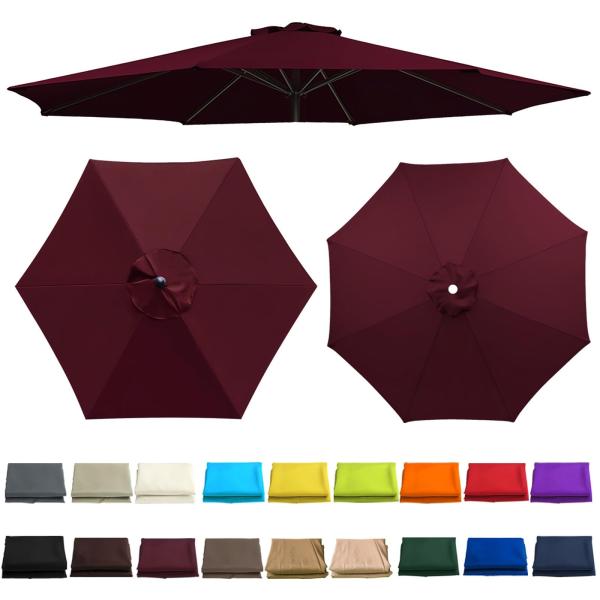 【並行輸入品】 Clihome 9ft Patio Umbrella 32 LED Lights S...