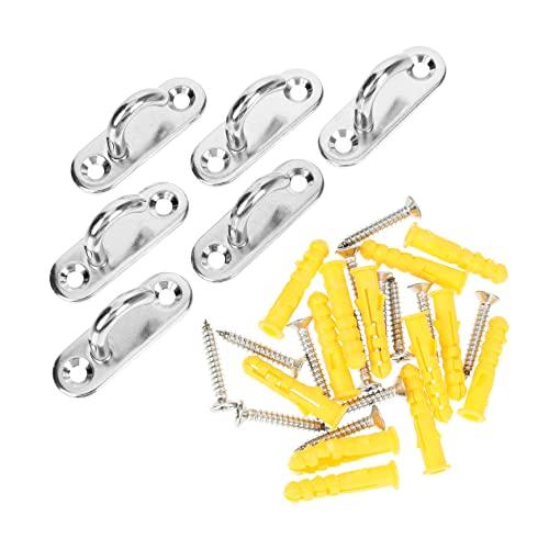 【並行輸入品】 MUCKLILY 6pcs Stainless Steel Ceiling Hook...