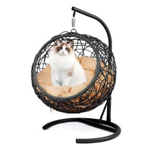 【並行輸入品】 Elevated Dog Bed, Outdoor Raised Dog Cots Bed for Large Dogs, Po