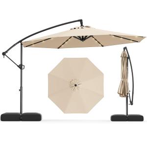 【並行輸入品】 JEAREY(ジェリー) 6.6×10フィート 長方形パティオ傘 アウトドアマーケット傘 プッシュボタン傾斜とクランク付き 長方形