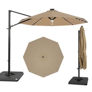 【並行輸入品】 LefeDa 6ft Boho Umbrella Outdoor Patio Fringe White Umbrella UPF