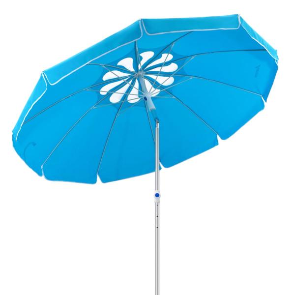 【並行輸入品】 Y&amp;J Square Garden Parasol/Beach Parasol Po...