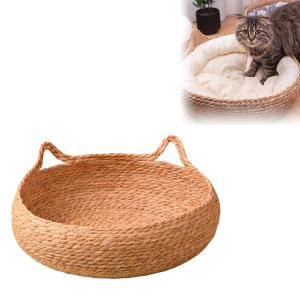 【並行輸入品】 ペットティピー ソフトクッション付き 犬 猫 ウサギ 子犬 ポータブルペットテント ホワイトドッグテント ベッド付きペットハウス