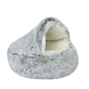 【並行輸入品】 Ellie Bo 87 x 57 x 10 cms ラージ 交換用 ストライプ 犬用ベッドカバー ブラウンとクリーム Ellie