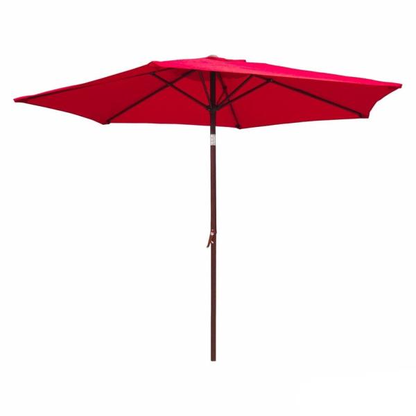 【並行輸入品】 Sunbrella〓 キャノピー交換用 9フィート 8本骨 パティオ傘   ナチュラ...