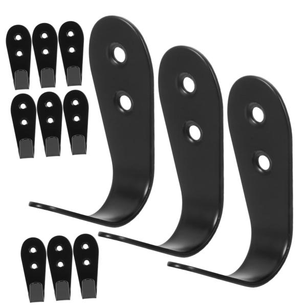 【並行輸入品】 PRETYZOOM Metal Wall Hooks 12 Pack Strong ...