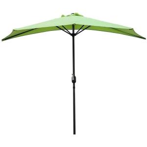 【並行輸入品】 Almac〓n Tan 10FT Solar Powered 24 LED Outdoor Patio Beach Umbrel