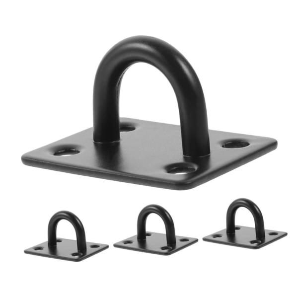 【並行輸入品】 Cabilock 4pcs Black Stainless Steel Ceilin...