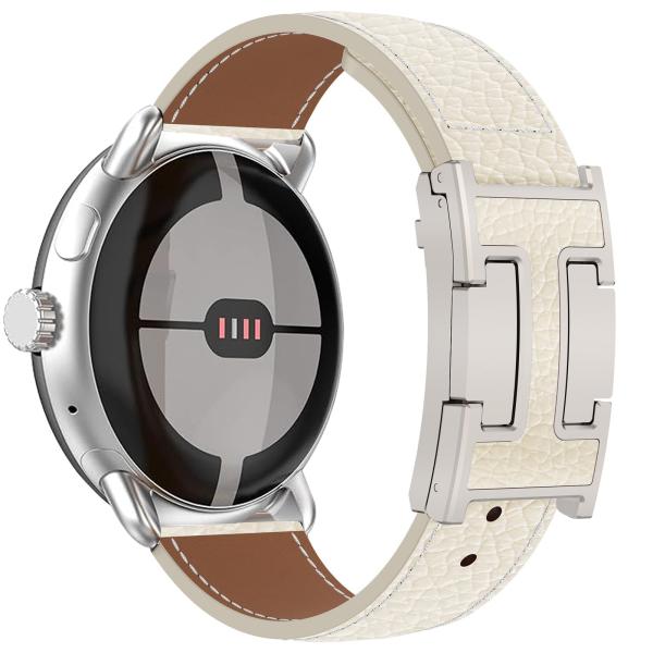 【並行輸入品】TUV PLNT 磁気ライチグレインレザーバンド Google Watch 4/3/2...
