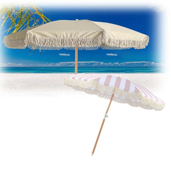 【並行輸入品】 2.10 M Garden Parasol with Iron Frame Base...