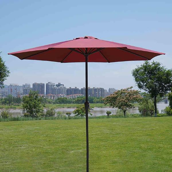 【並行輸入品】 KXWOQ3ED 260 cm Green Garden Umbrella, Por...