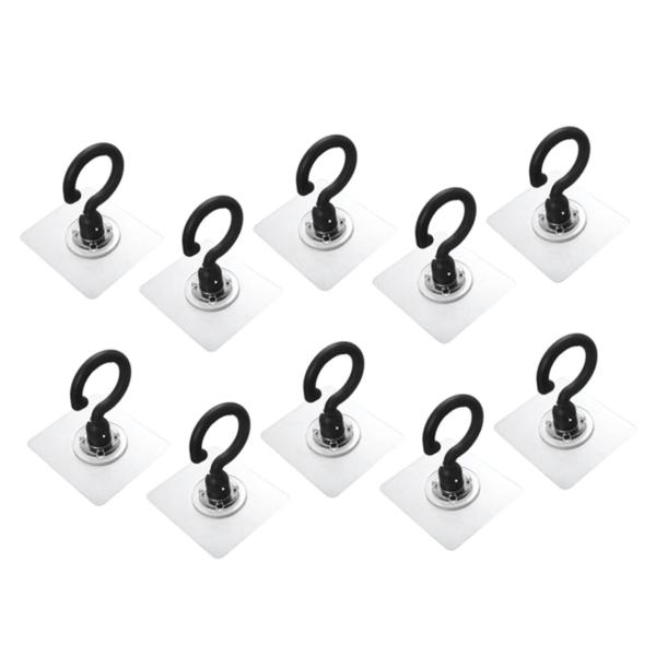 【並行輸入品】 Happyyami Powerful Adhesive Rotating Hooks...