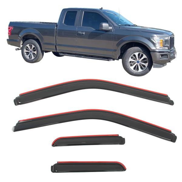 【並行輸入品】 IKON MOTORSPORTS in Channel Window Visors ...