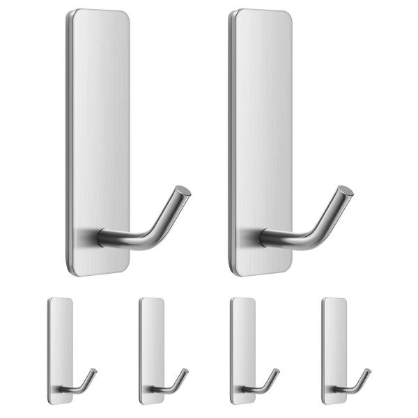 【並行輸入品】Quavzotu (Quavzotu) 小型粘着フック 壁用 ダメージなし 6個パック...