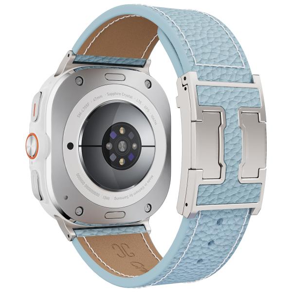 【並行輸入品】磁気レザーバンド Samsung Galaxy Watch Ultraバンド 47mm...