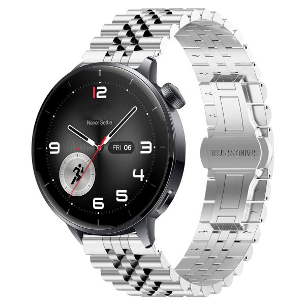 【並行輸入品】OnePlus Watch 3用バンド、18mm、22mmソリッドステンレススチールヘ...