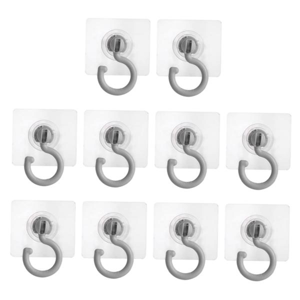 【並行輸入品】 Cabilock 10pcs Strong Adhesive Hooks Multi...