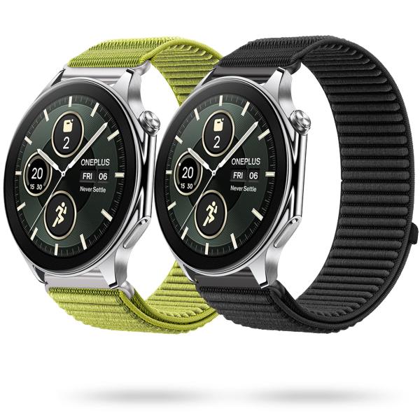 【並行輸入品】22mm スポーツナイロンバンド 2本パック OnePlus Watch 3 46mm...