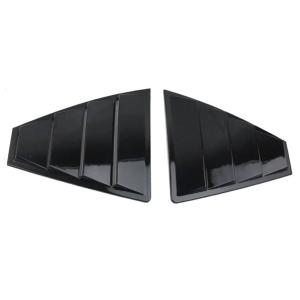 【並行輸入品】 KHUVANPET 2Pcs Rear Side Vent Window Louver Shutter Cover Trim D