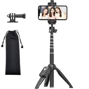 XXZU 自撮り棒 ミニ三脚 セルカ棒 アクションカメラ