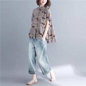 トップス レディース シャツ 半袖 カットソー...の詳細画像3