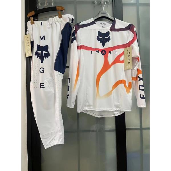 バイクウエア　メッシュ上下セット　ジャージセット　シャツ　春夏秋用　通気　ツーリング　モトクロス　S...