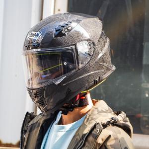 装飾用ヘルメット ライダーズ カーボンファイバー フルフェイス