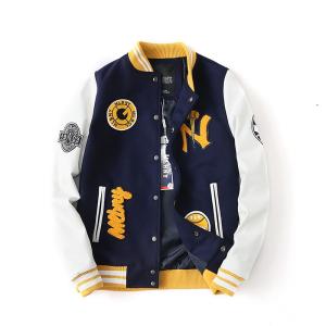 ヨコスカ] 男女兼用 US・NAVY刺繍マーク スカジャン リバーシブル