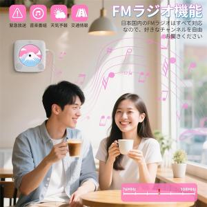 CDプレーヤー ポータブル 卓上&壁掛け式 B...の詳細画像3