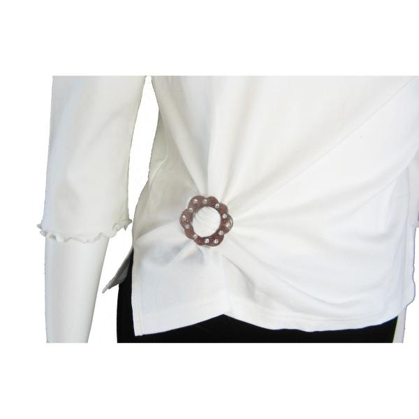 Ｔシャツリング アクリルブラック×クリスタル（国産）全5形 ダンス 小物 アクセサリー バタフライモ...