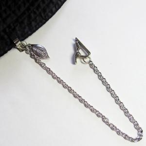 帽子クリップ チェーンタイプ ワンポイントチャーム 全5色（国産