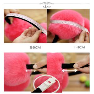 イヤーマフラー レディース イヤーマフ 耳当て...の詳細画像3