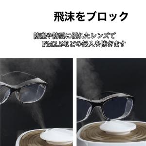 花粉症用メガネ 花粉症対策 グッズ ゴーグル ...の詳細画像3