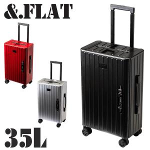 アンドフラット &.FLAT ビジネスキャリー スーツケース 機内持ち込み キャリー ハード 旅行かばん 折り畳み可能 35L fl14-4-00001 メンズ レディース｜newbag-w