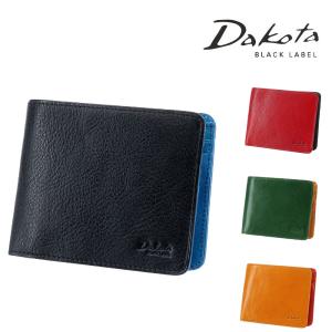 最大P+16% ダコタブラックレーベル Dakota BLACK LABEL キャーロ 二つ折り財布 折財布 サブウォレット 620820(620810) メンズ レディース｜newbag-w